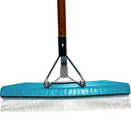 Carpet and Artificial Turf Rake with adjustable handle