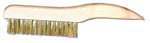 Velvet Finishing Brush - Brass
